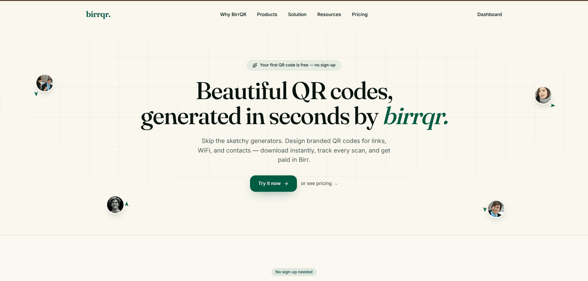 Birrqr screenshot